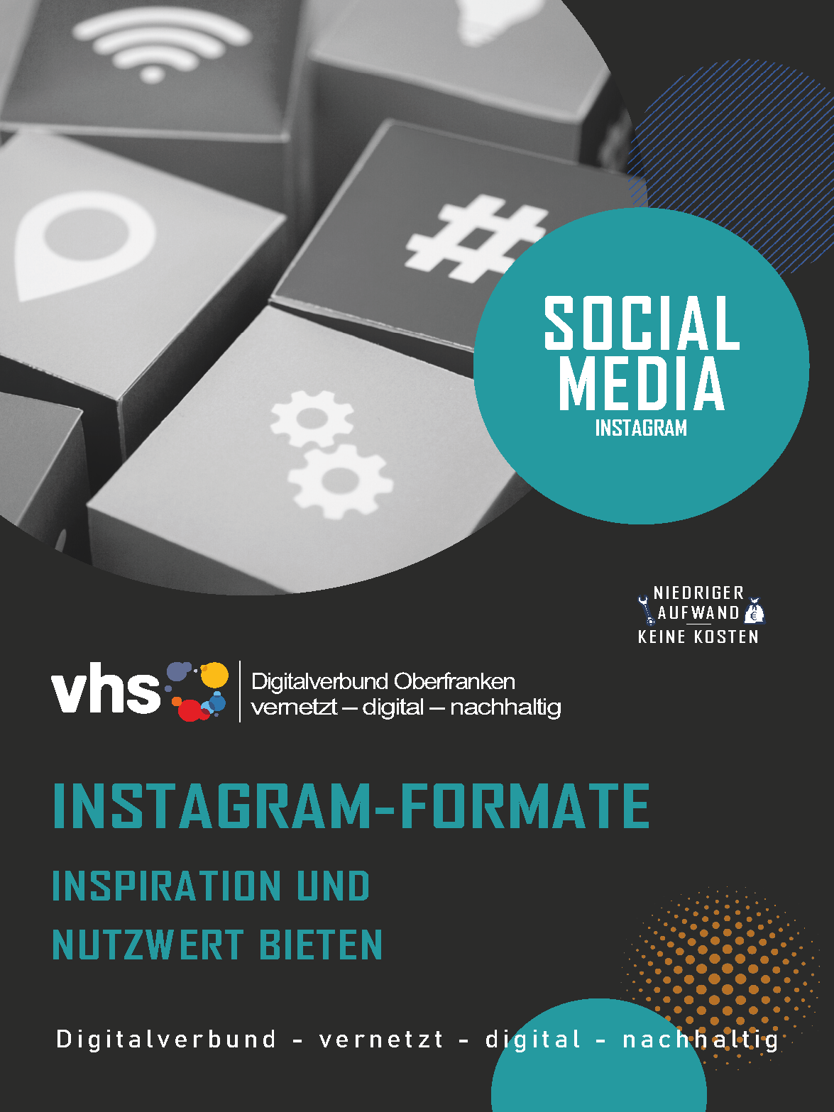 Deckblatt Marketing-Digithek: Instagram-Formate