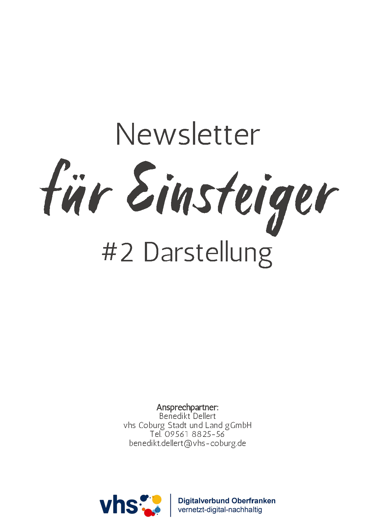 Deckblatt Marketing-Digithek: Darstellung Newsletter