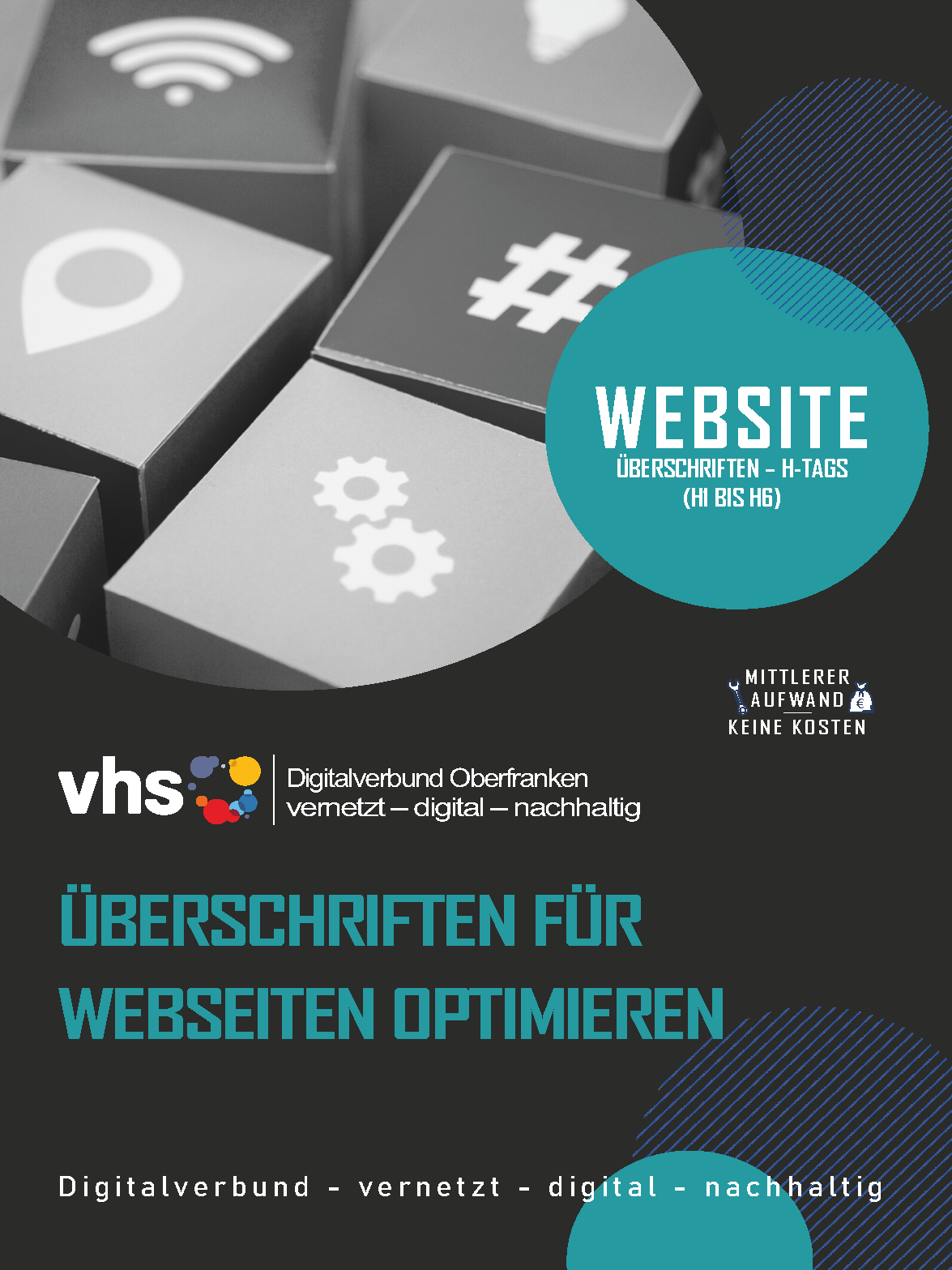 Deckblatt Marketing Digithekt: Website-Überschriften optimieren für SEO