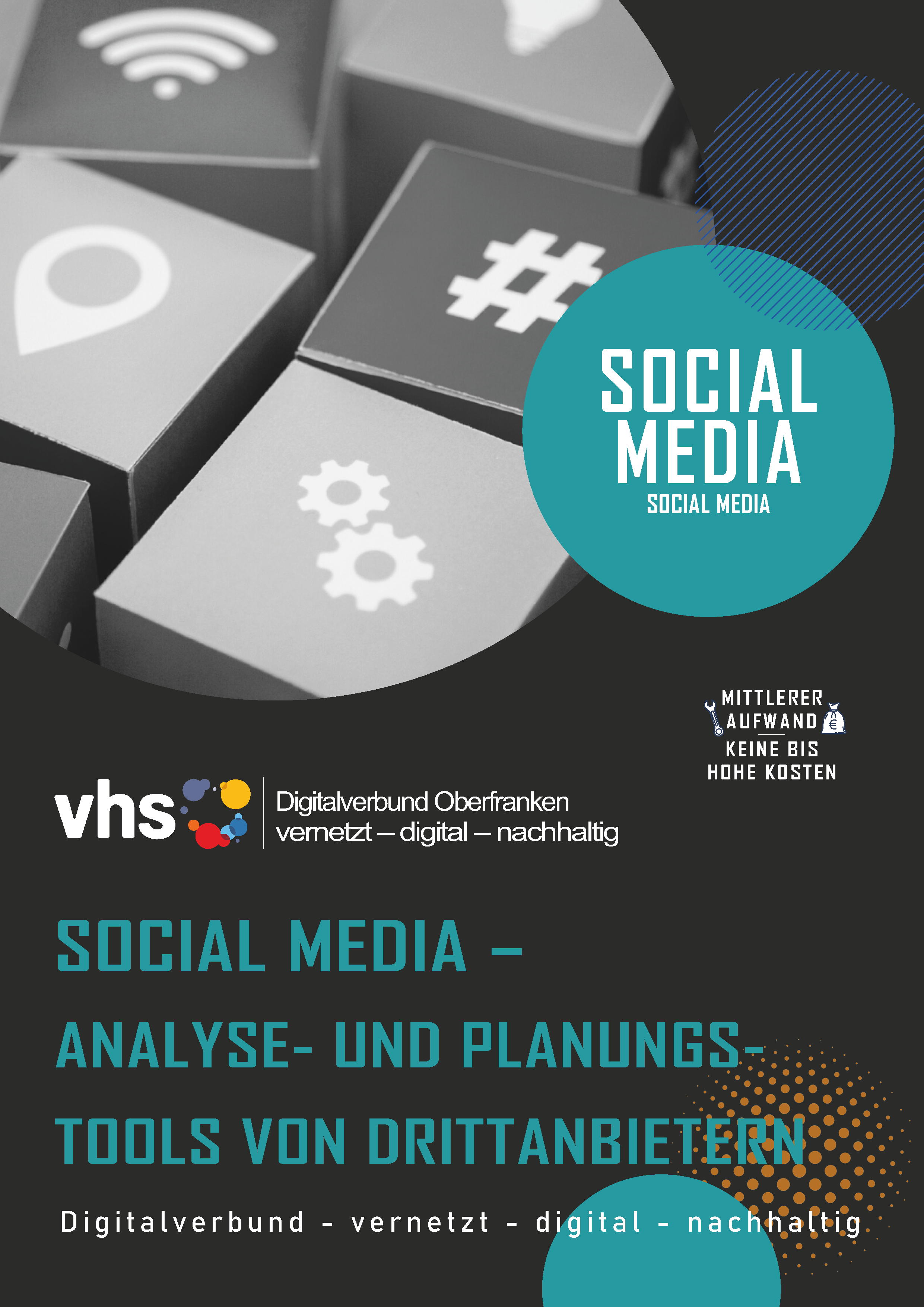Deckblatt Marketing-Digithek: Social Media: Analyse-, Planungstools von Drittanbietern